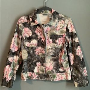 Chico’s Pastel Snap Up Corduroy jacket